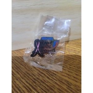 Pink Ribbon WNBA Basketball Pin - Sponsored by Sears for Breast Cancer support